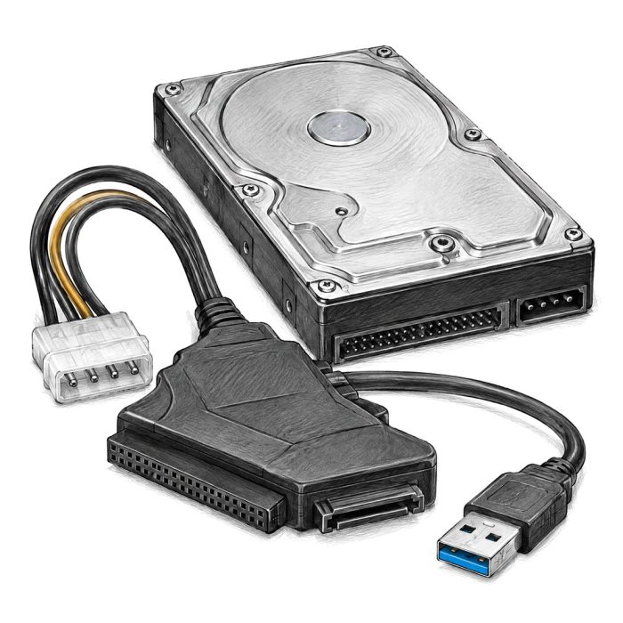 Adaptateurs SATA et IDE vers USB
