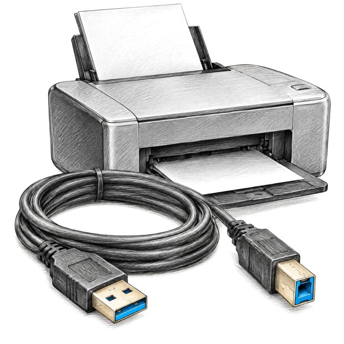 Câbles d'Imprimante USB