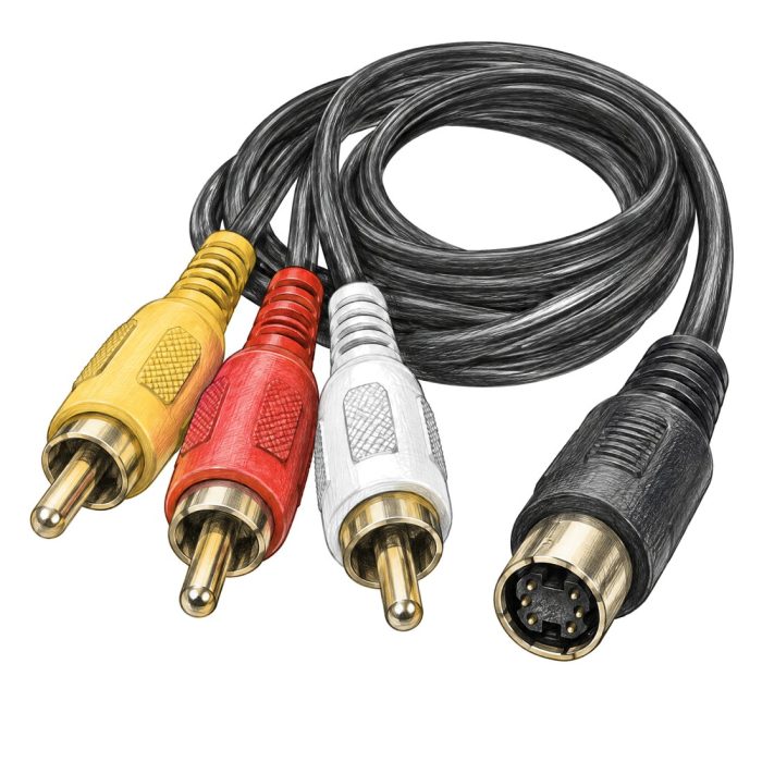 Câbles RCA et S-Vidéo